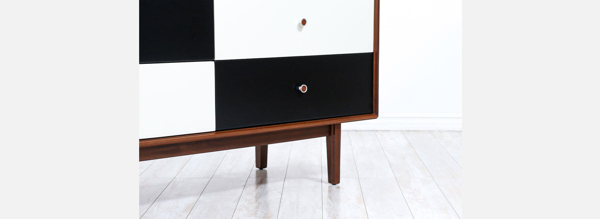 Milo Baughman Two-Tone Lacquered Dresser for Glenn of California