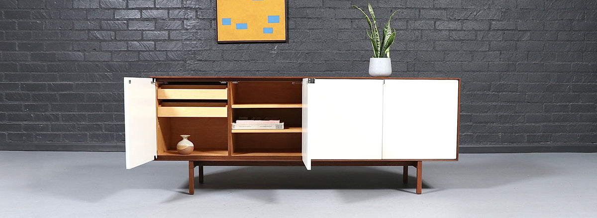Florence Knoll Model-541 Two-Tone Lacquered Credenza