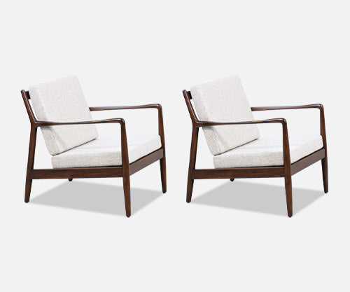 Mid-Century Modern Lounge Chairs by Folke Ohlsson for Dux