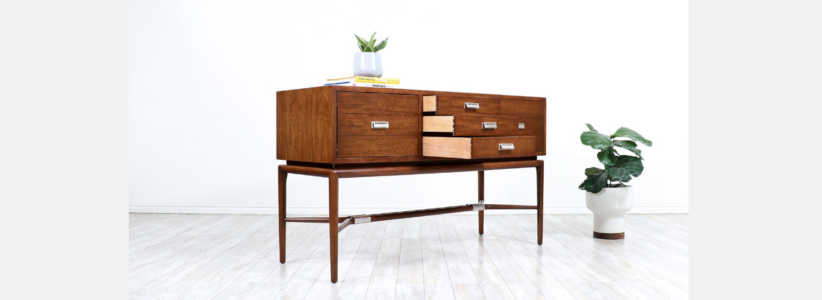 California Modern Console Table by Maurice Bailey for Monteverdi-Young