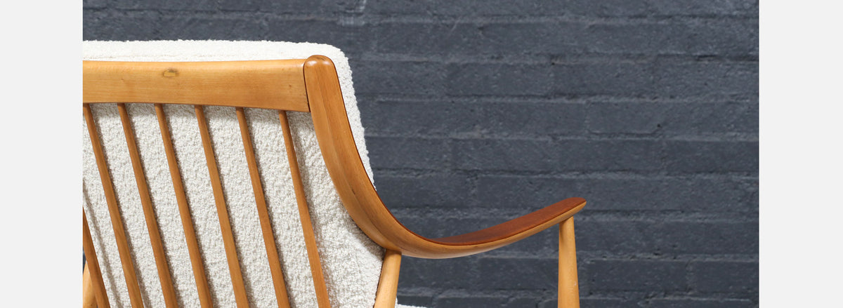 Peter Hvidt Model FD-146 Teak & Birch Lounge Chair