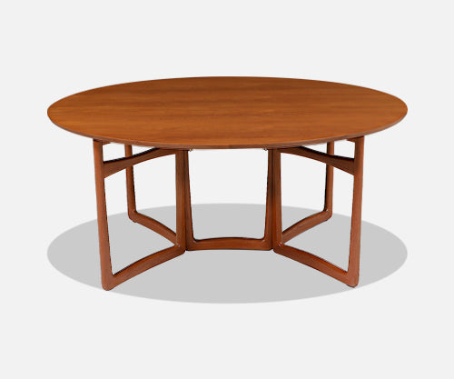 Peter Hvidt & Orla Mølgaard Nielsen Drop-Leaf Teak Dining Table for France & Son