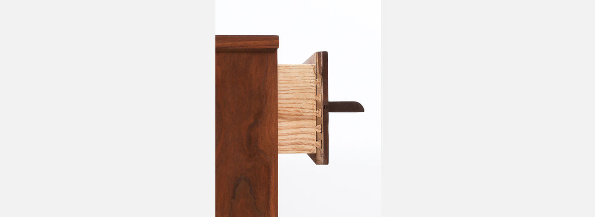 Mid-Century Modern Curved-Front Dresser by Young Furniture
