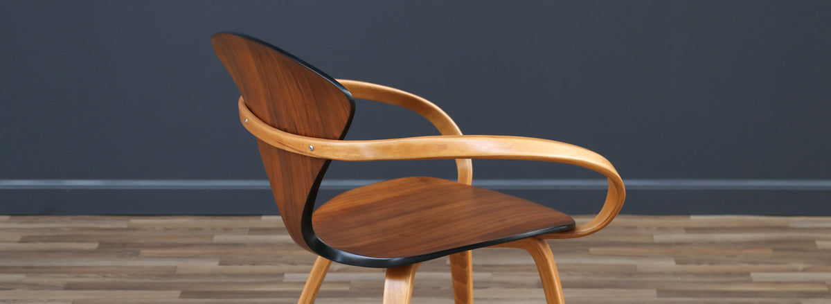 Set of 4 "Pretzel" Armchairs by Norman Cherner for Plycraft