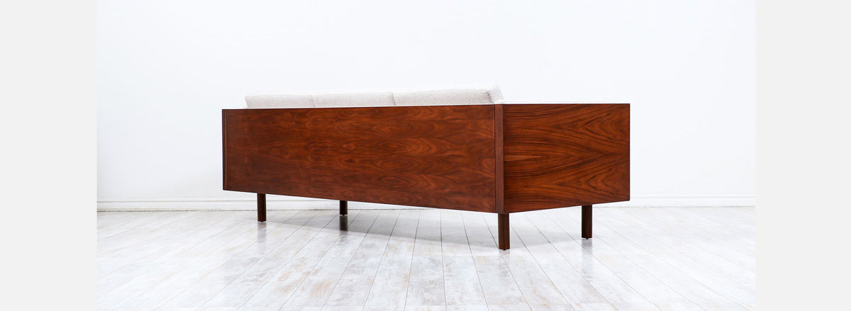 Milo Baughman Rosewood Case Sofa for Thayer Coggin