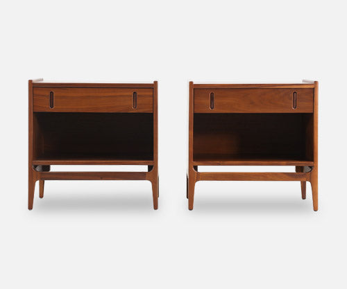 California Modernist Night Stands by Richard Thompson for Glenn of California