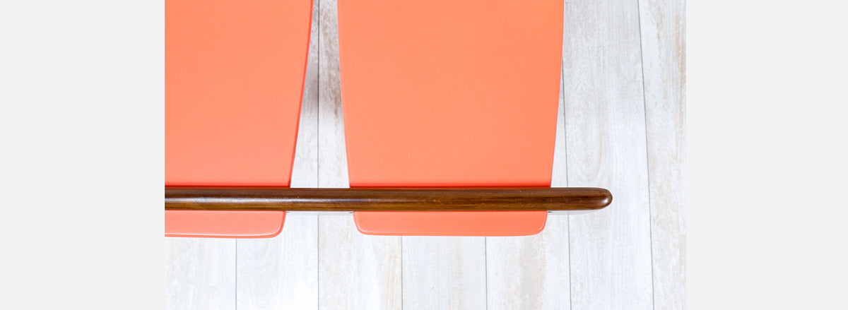 Mid-Century Modern Two-Tone Lacquered Coffee Table