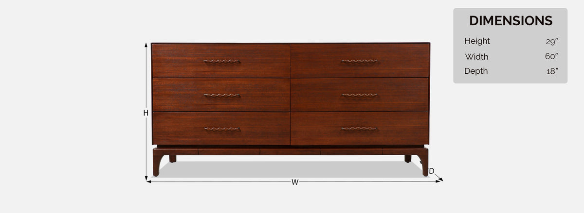 California Modern Dresser by John Keal for Brown Saltman