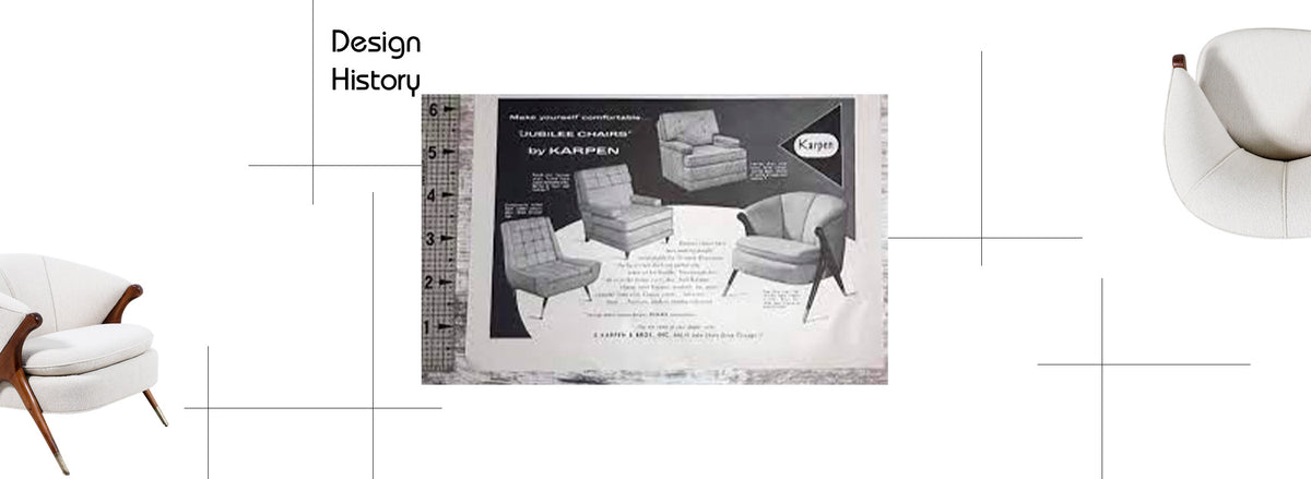 Mid-Century Modern Boucle Lounge Chair by Karpen Of California