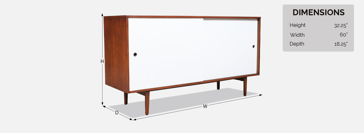 Paul McCobb "Planner Group" Two-Tone Credenza for Winchendon