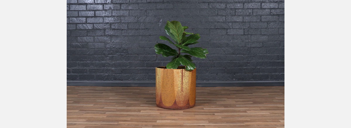 Californian Modern "Flame Glaze" Planter by David Cressey & Robert Maxwell 