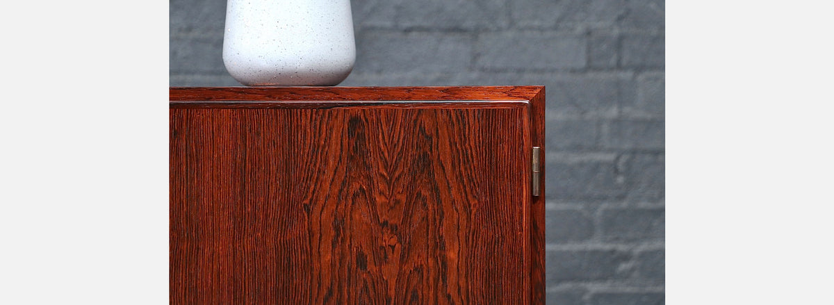 Danish Modern Brazilian Rosewood Credenza by Carlo Jensen 