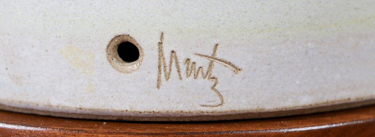Gordon & Jane Martz Glazed Ceramic Table Lamp for Marshall Studios
