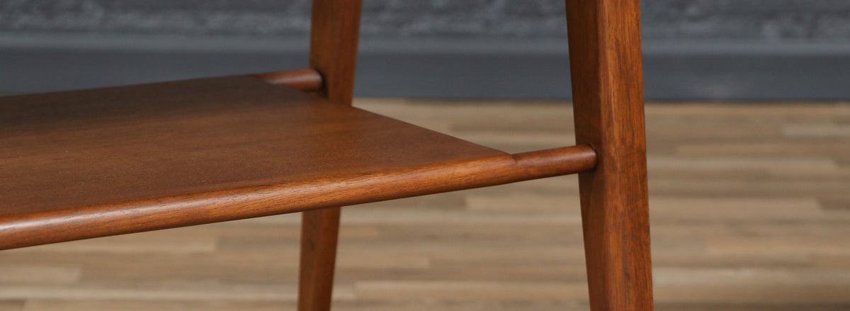 John Van Koert “Profile” Two-Tier Side Tables for Drexel