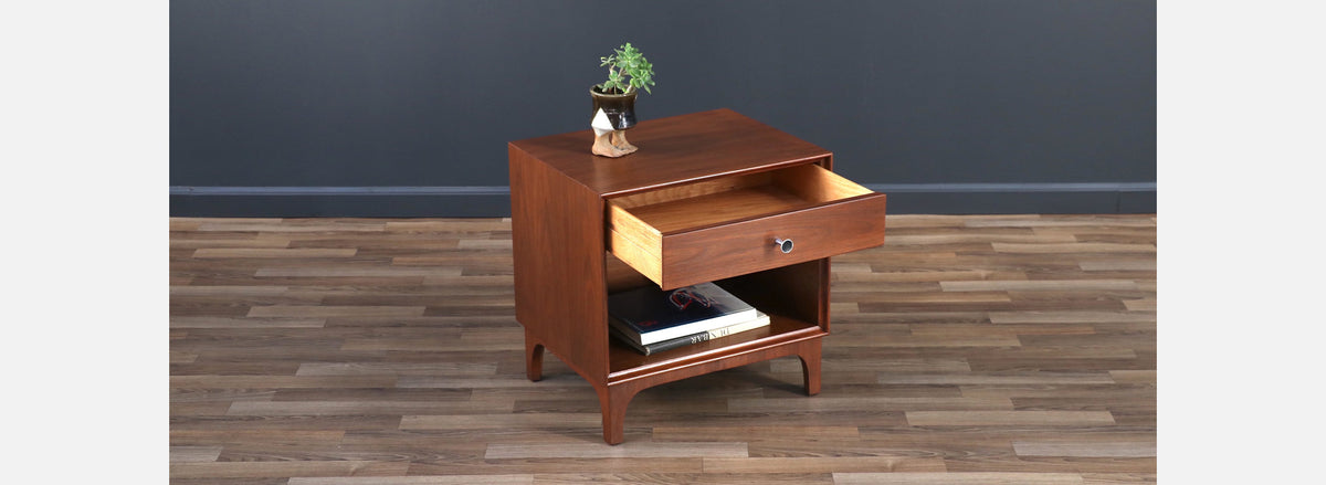 Richard Thompson Walnut Night Stand for Glenn of California