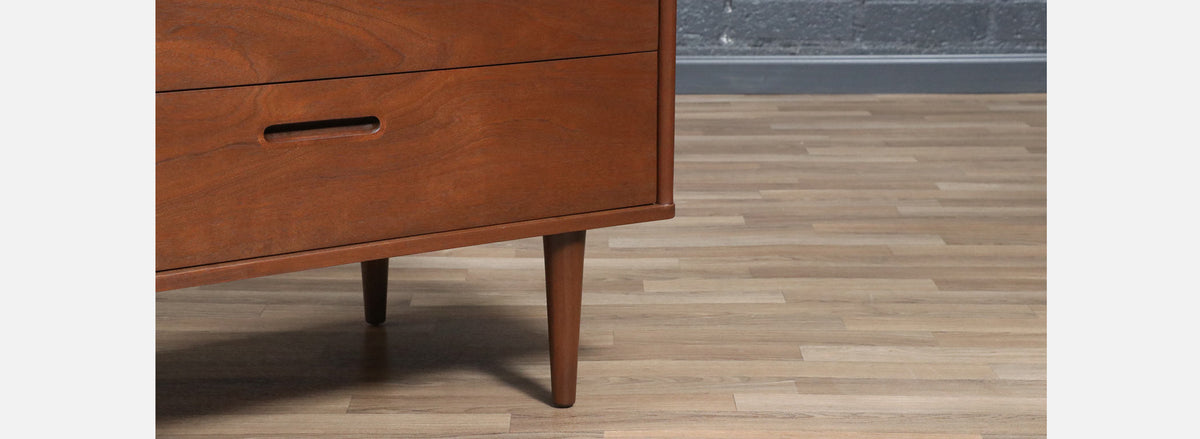 Edward J. Wormley Mahogany 5-Drawers Dresser for Dunbar
