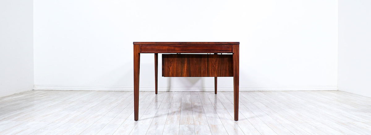 Finn Juhl "Diplomat" Executive Brazilian Rosewood Desk for France & Son
