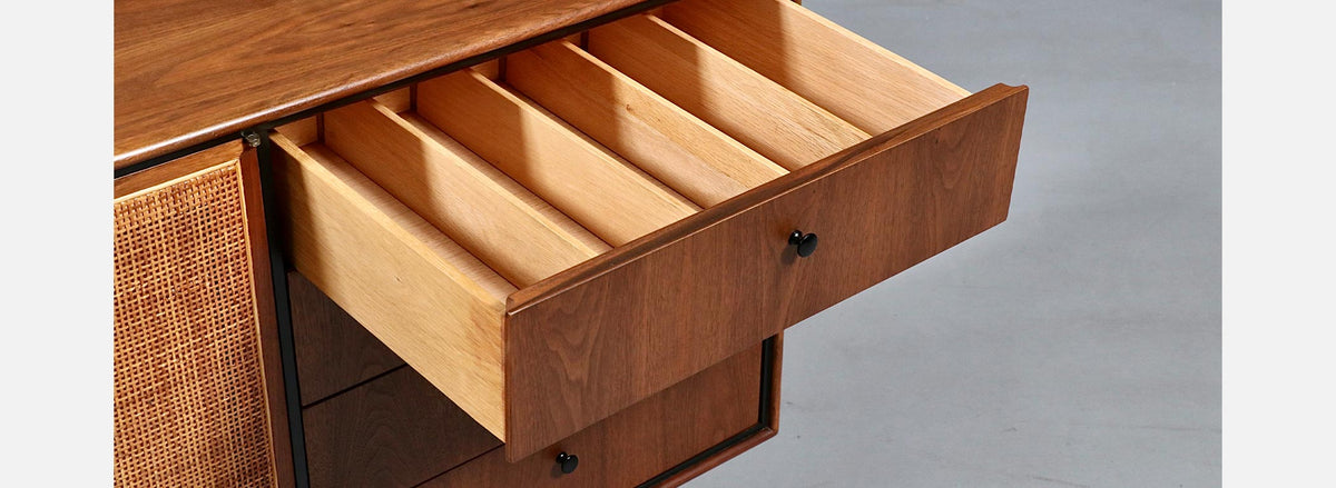Jack Cartwright Credenza w/ Cane Doors for Founders