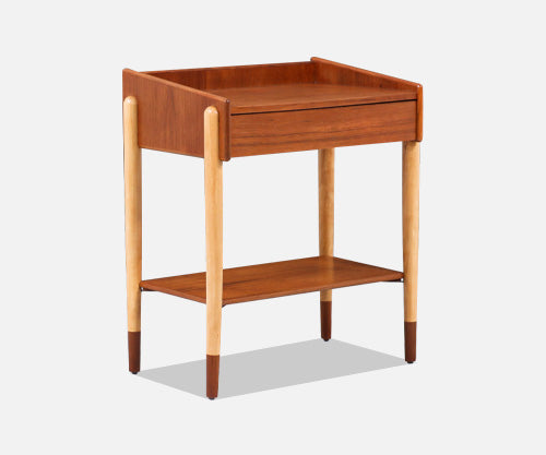 Børge Mogensen Teak & Oak Night Stand for Søborg Møbler