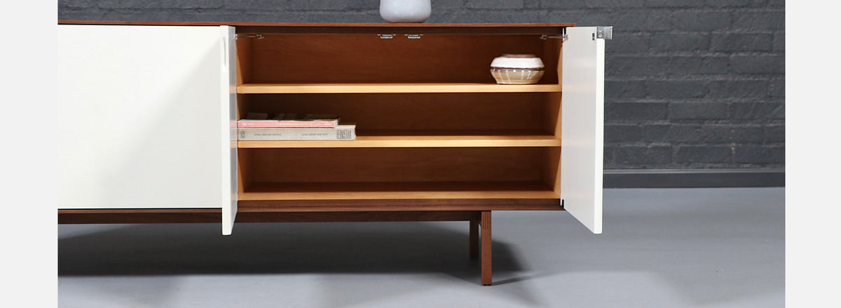 Florence Knoll Model-541 Two-Tone Lacquered Credenza