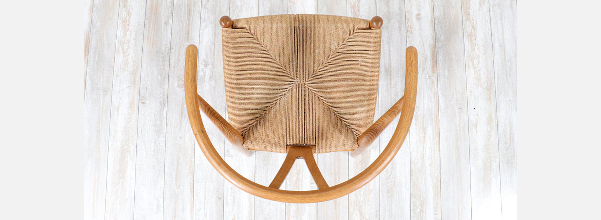 Iconic Hans J. Wegner “Wishbone” Oak Arm Chair for Carl Hansen & Søn