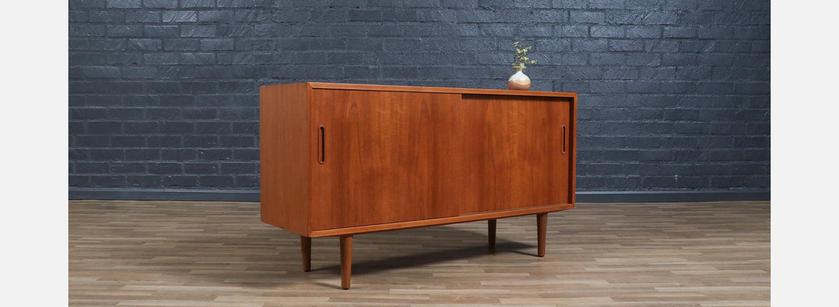 Danish Teak Credenza by Carlo Jensen for Hundevad