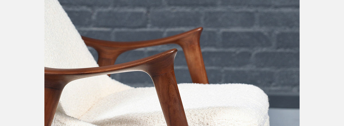 Norwegian Modern "Klarinett" Teak Lounge Chair by More Lenestolfabrikk
