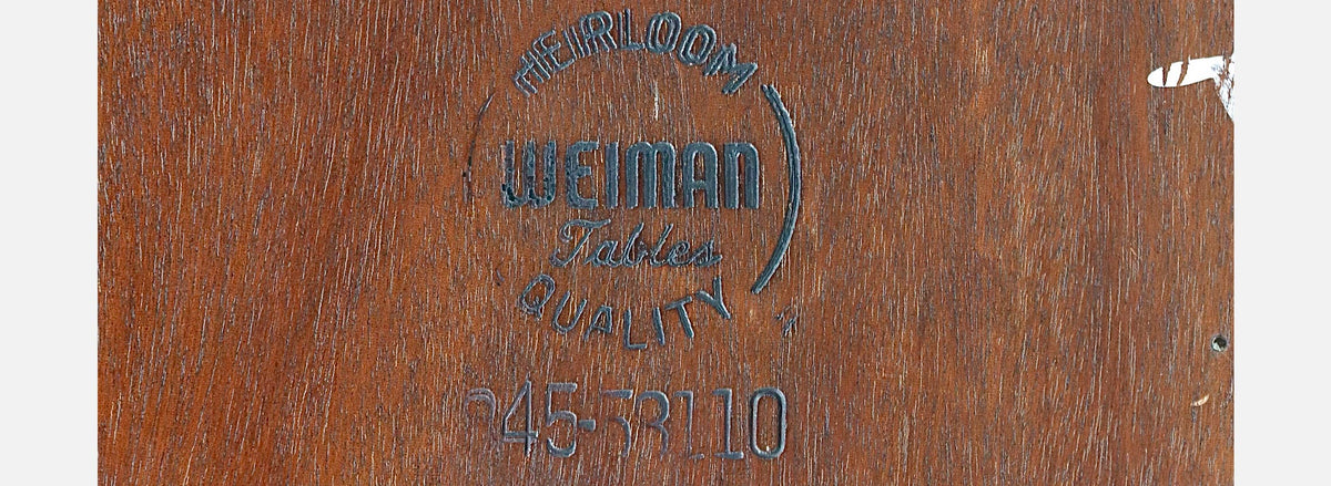 Mid-Century Modern Sculpted Highboy Dresser by Weiman