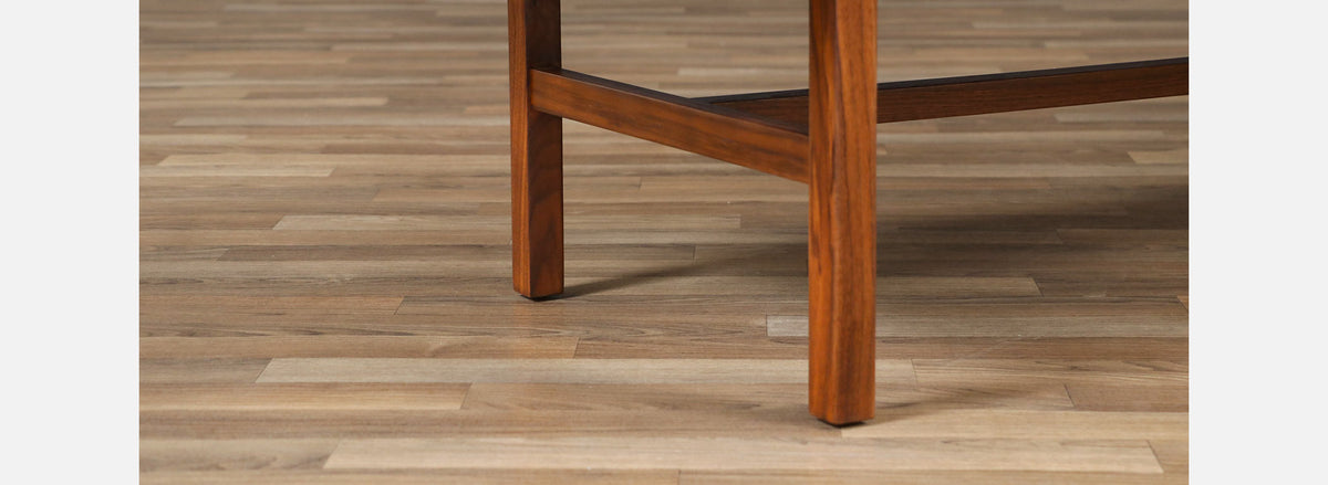 California Modern Slatted Bench / Coffee Table by John Keal