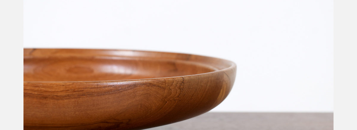 Henning Koppel Large Teak Bowl for Georg Jensen 