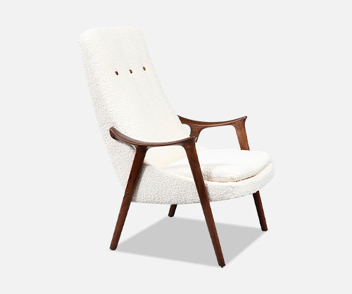 Norwegian Modern "Klarinett" Teak Lounge Chair by More Lenestolfabrikk