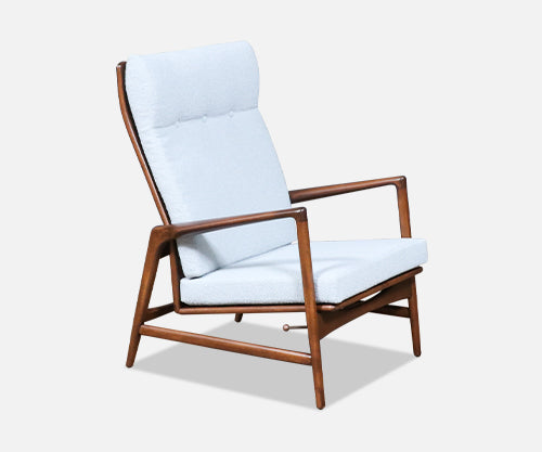 Mid-Century Reclining Lounge Chair by Ib Kofod-Larsen for Selig