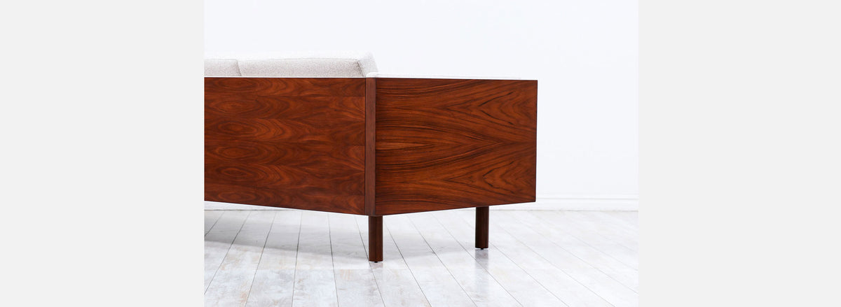 Milo Baughman Rosewood Case Sofa for Thayer Coggin