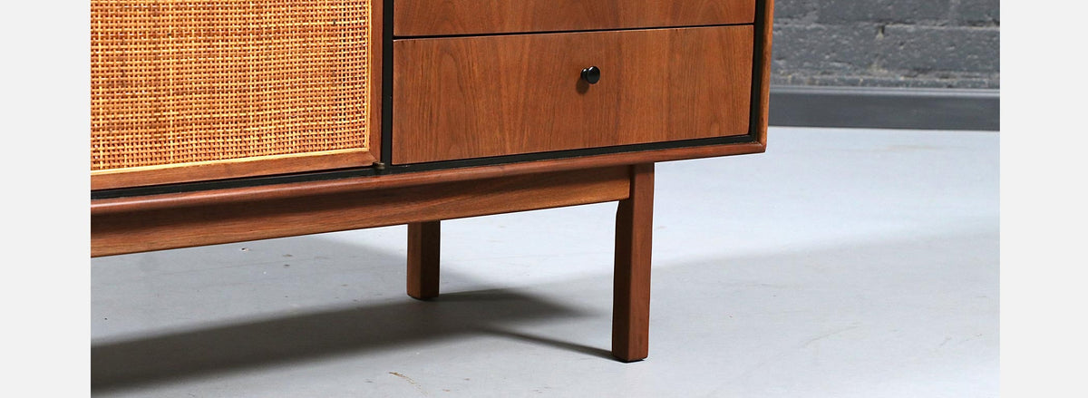 Jack Cartwright Credenza w/ Cane Doors for Founders