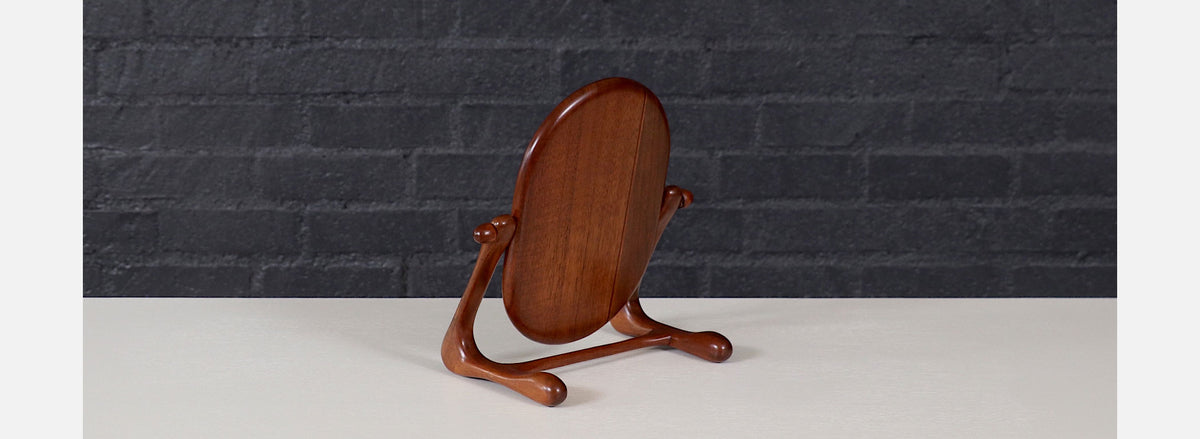 Mid-Century Modern Studio Crafted Table Mirror