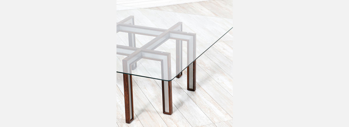 Danish Modern Rosewood & Steel Coffee Table by Henning Korch