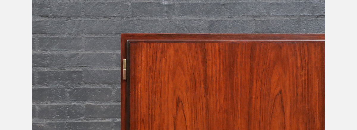 Carlo Jensen Brazilian Rosewood Cabinet for Hundevad & Co.