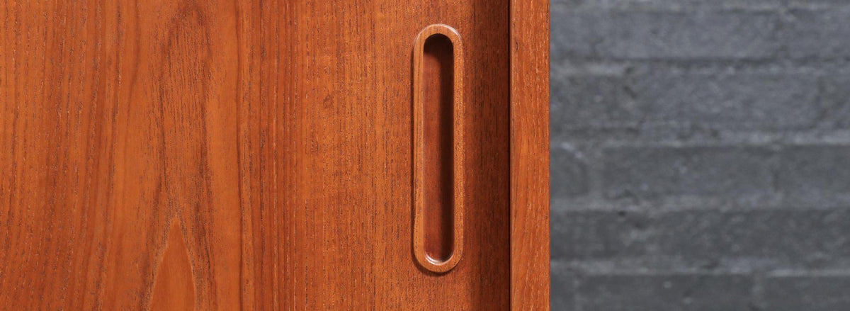 Danish Teak Credenza by Carlo Jensen for Hundevad