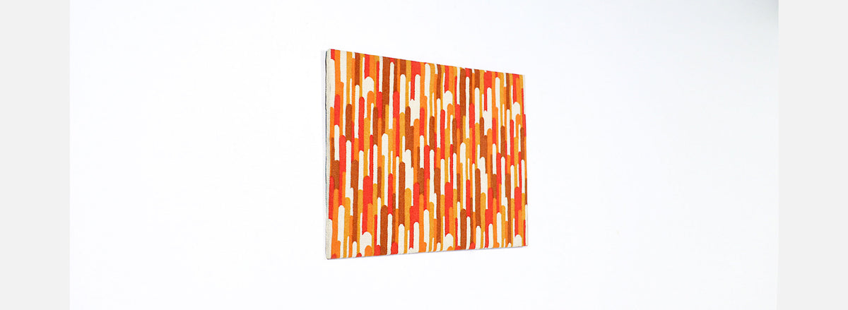 Mid-Century Modern Graphic Textile Wall Art