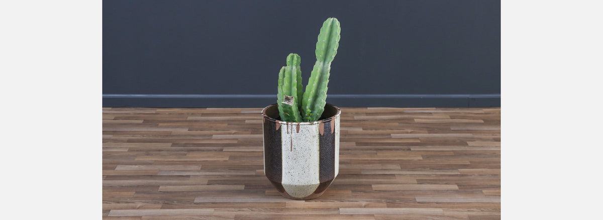 David Cressey & Robert Maxwell "Flame Glaze " Planter