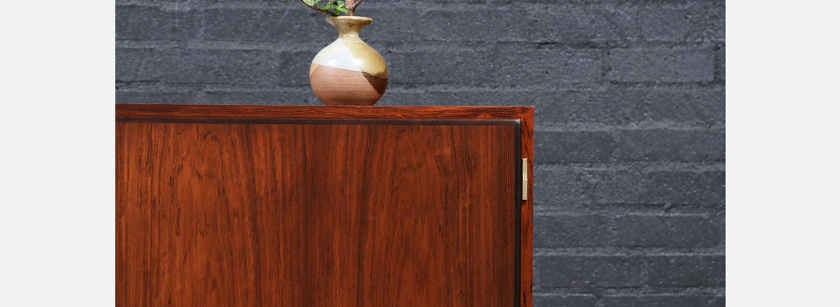 Danish Modern Brazilian Rosewood Cabinet by Carlo Jensen