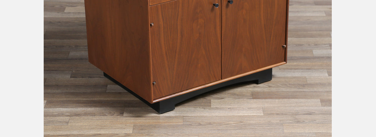 Californian Modernist Walnut Night Stands by John Kapel