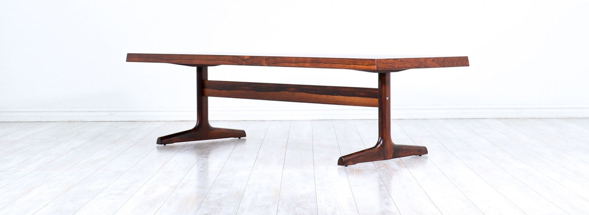 Danish Modern Rosewood Coffee Table by Dansk Design