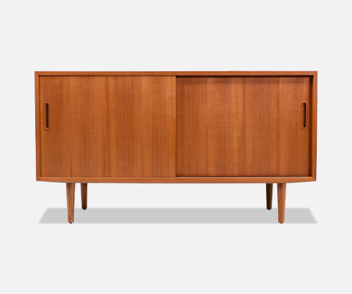 Danish Modern Teak Credenza by Carlo Jensen for Hundevad