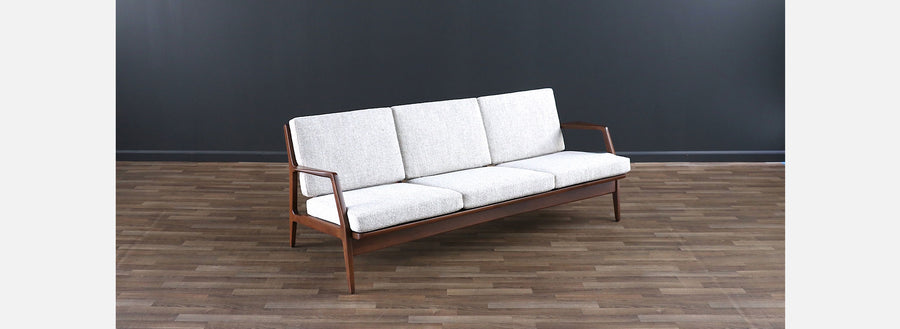 Danish Modern Sculpted Sofa by Ib Kofod-Larsen