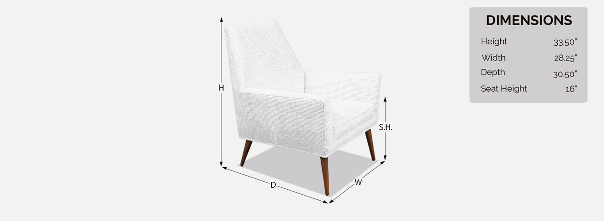 Paul McCobb "Squirm" Model-3042 Lounge Chair for Custom Craft