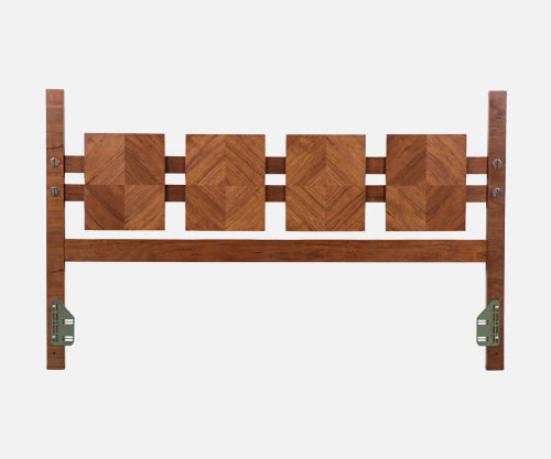 Mid-Century Modern "Stacatto" CA-King Geometric Headboard by Lane Furniture
