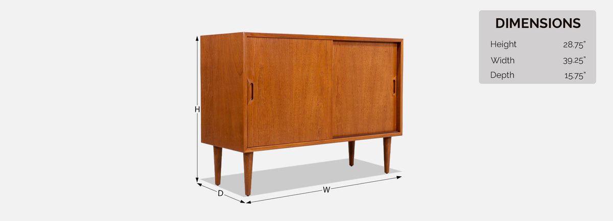 Danish Modern  Credenza by Raymor