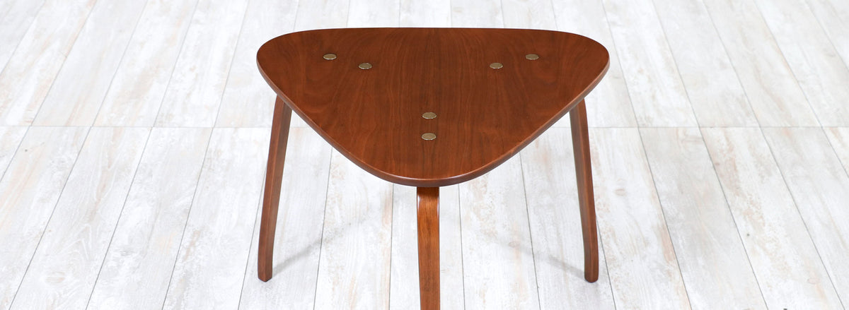 Swedish Modern "Guitar Pick" Side Table by Yngve Ekstrom for Dux