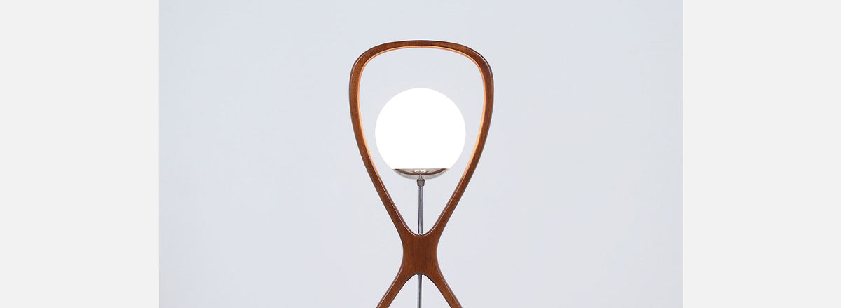 Mid-Century Modern "Infinity" Sculpted Lamp by Modeline 